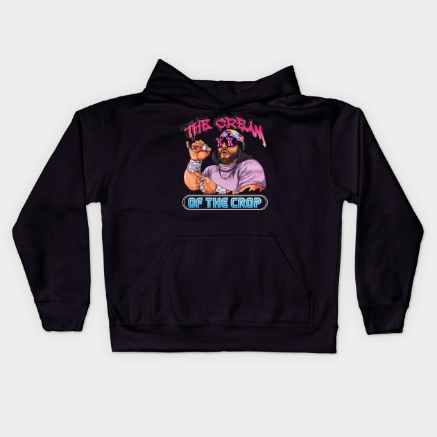 Cream Of The Crop Kids Hoodie by Golden Wolf Graphics